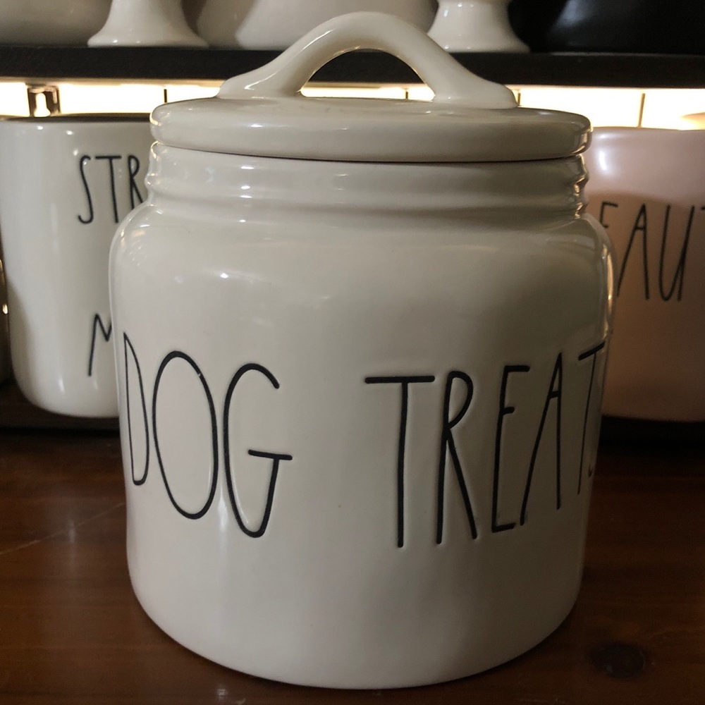Rae Dunn Dog Treats Canister
